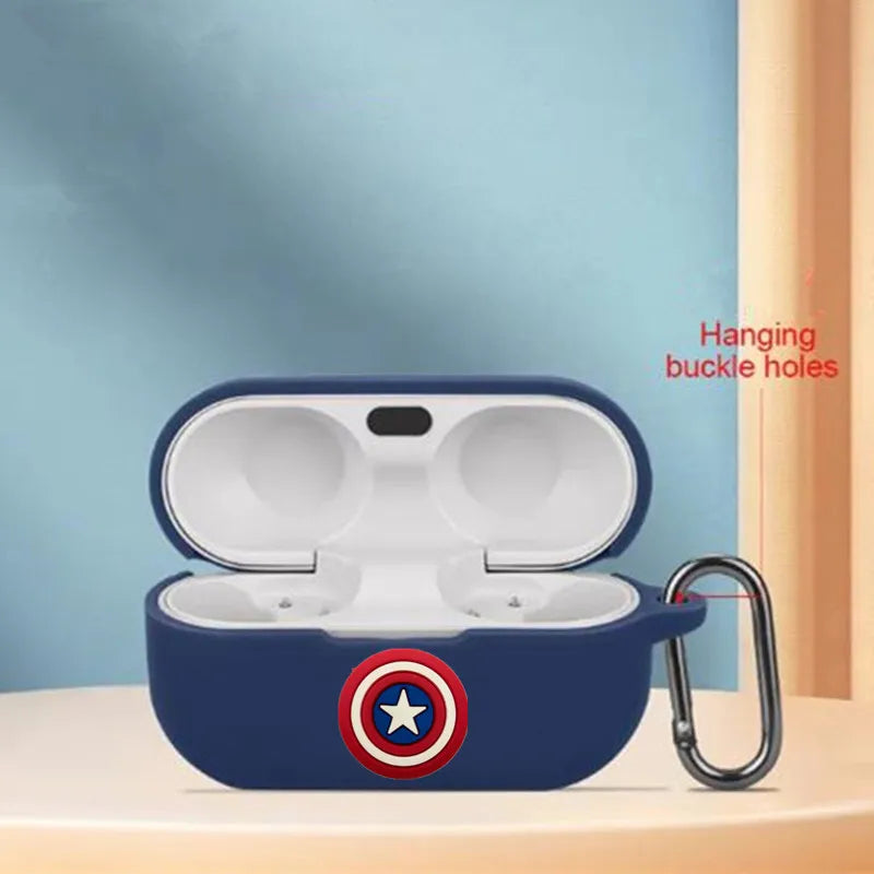 Coque Écouteurs Avengers Deadpool - Logo Noir