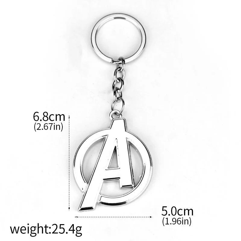 Porte-clés Avengers Logo A - Chrome Poli