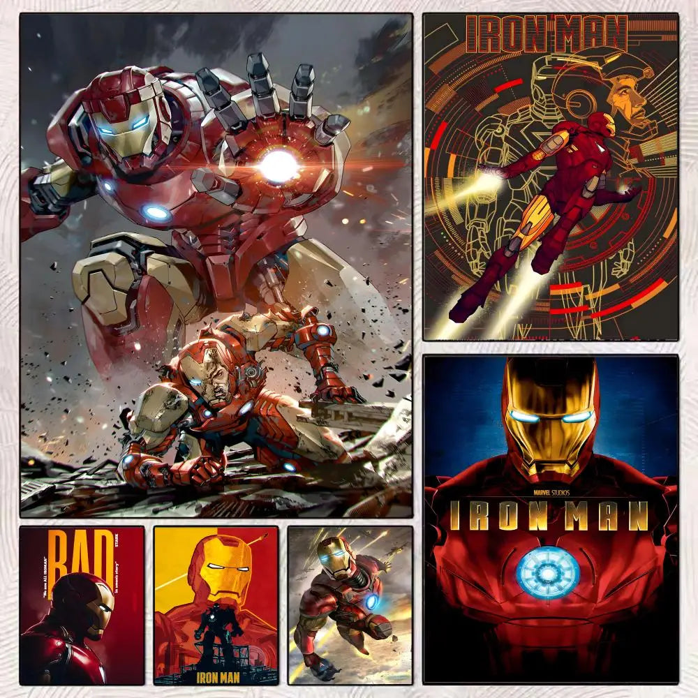 Sticker Iron Man - Vue Rapprochée