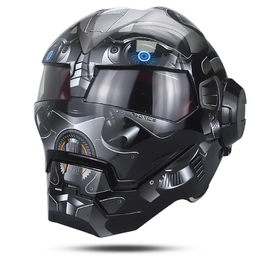 Casco Iron Man Vengadores - Cosplay Gris Abeja