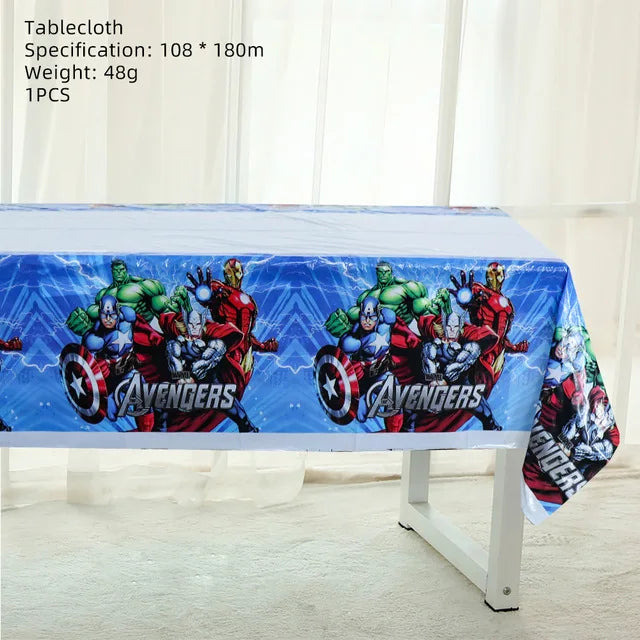 Décoration Anniversaire Avengers - Nappe