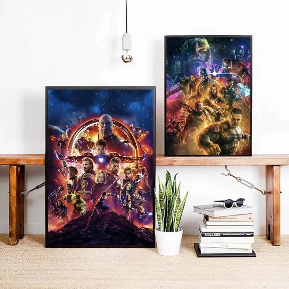 Affiche Avengers Infinity War - Design Sombre Purple