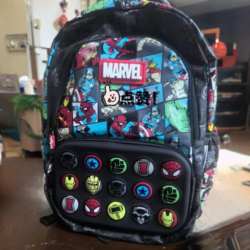 Sac à Dos Marvel Multi-Héros - Badges Avengers Amovibles
