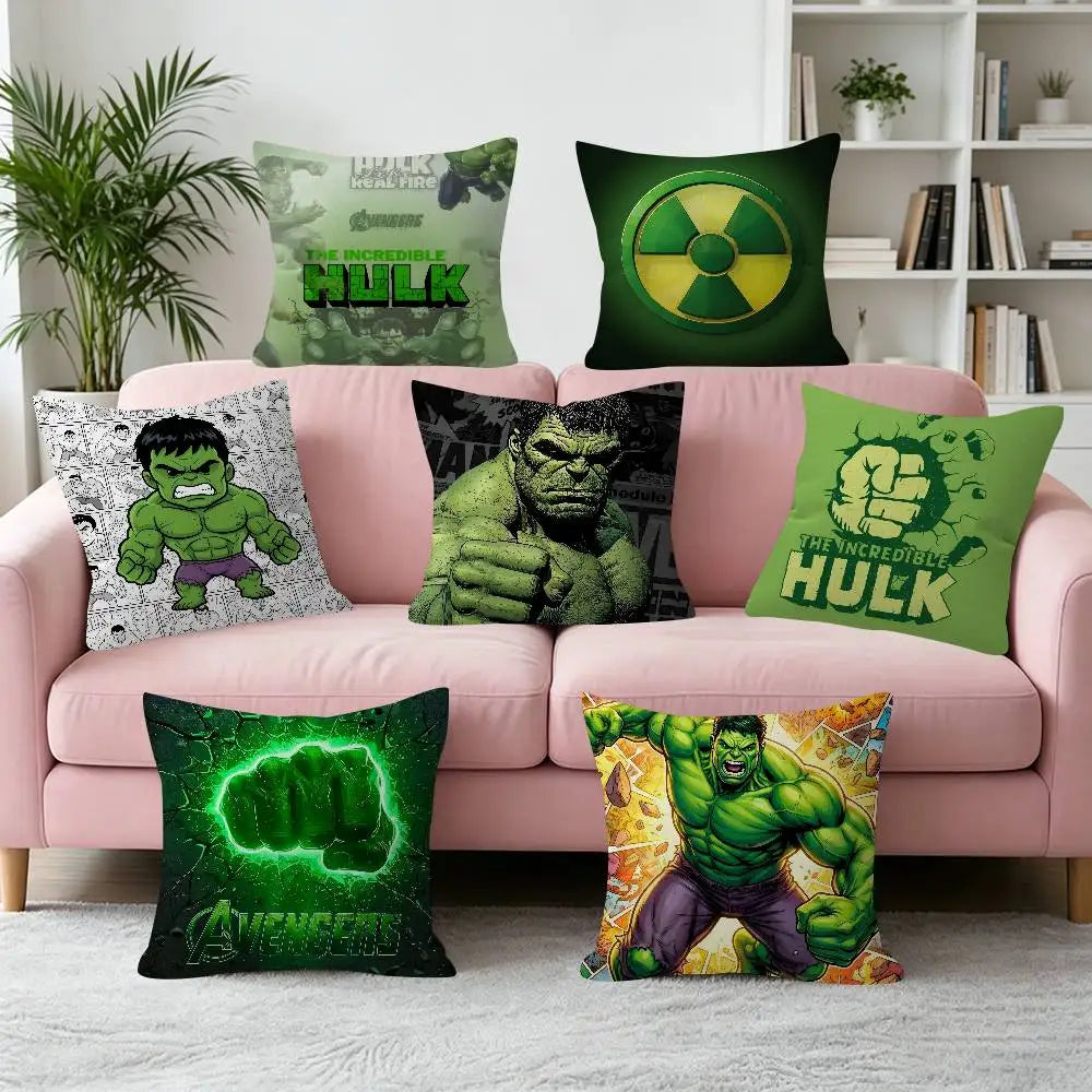 Housse de Coussin Hulk - Logo Poing