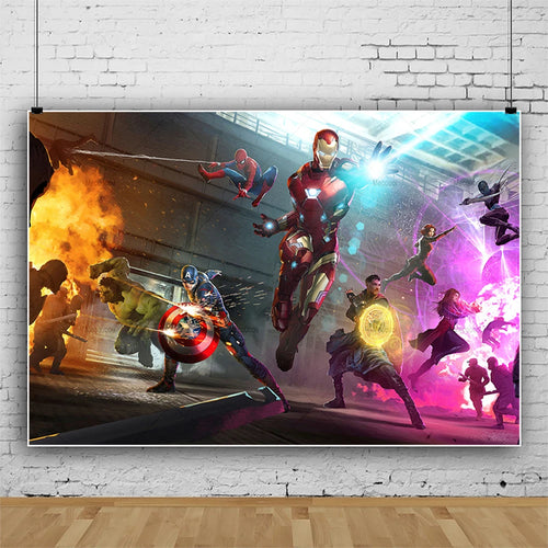Poster Avengers Portails - Cadre Mural