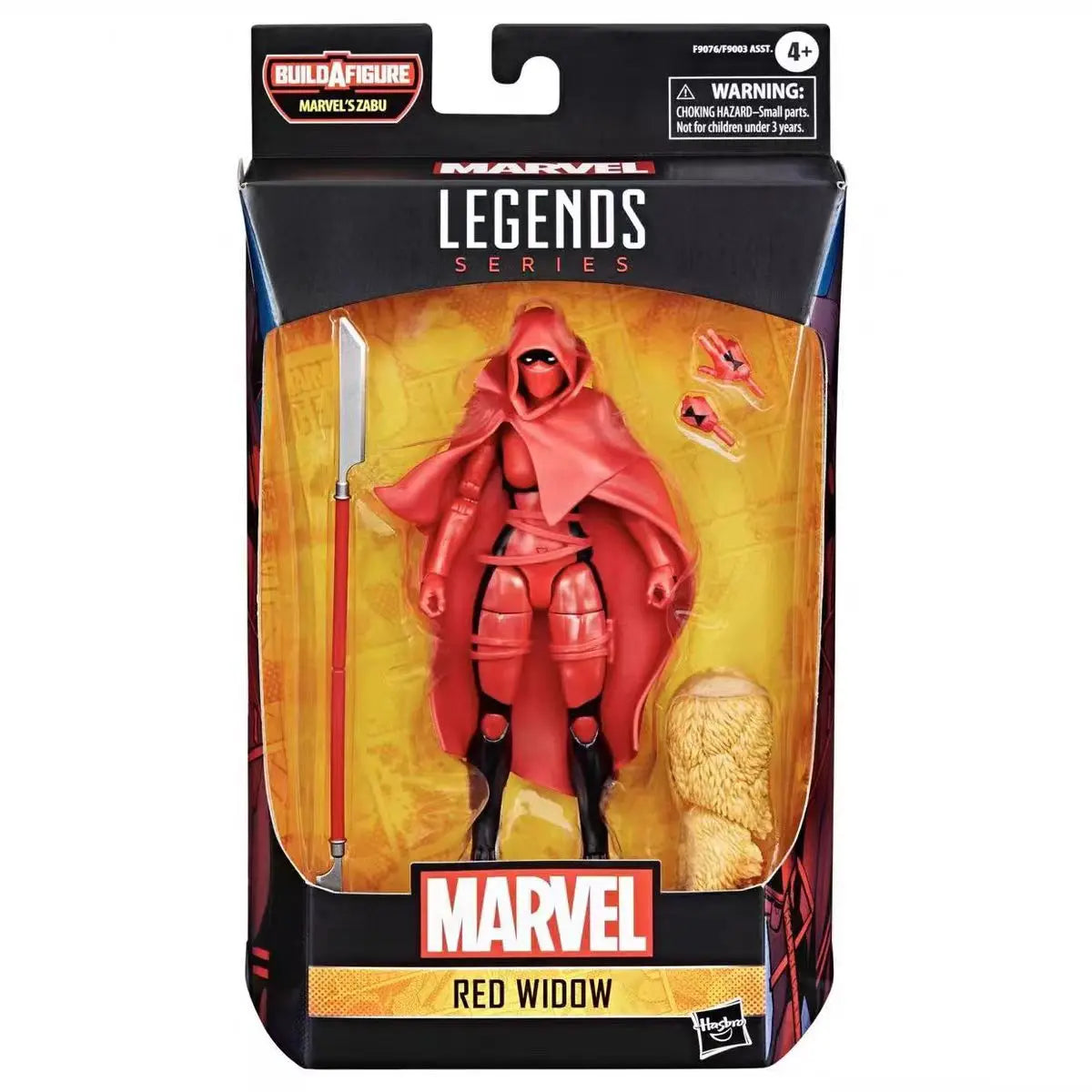 Figurine Marvel Legends Red Widow - Hasbro Build-A-Figure Marvel's Zabu