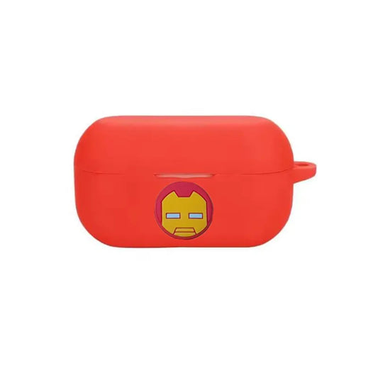 Coque Écouteurs Avengers Iron Man - Casque Icône Rouge