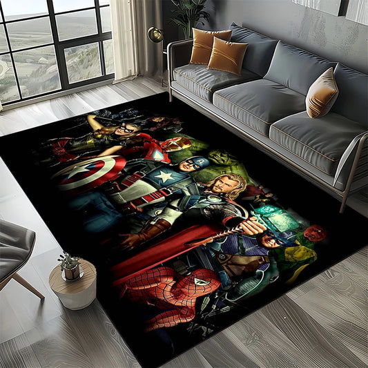 Alfombra Avengers 3D - Diseño Pantera Naranja Leopardo