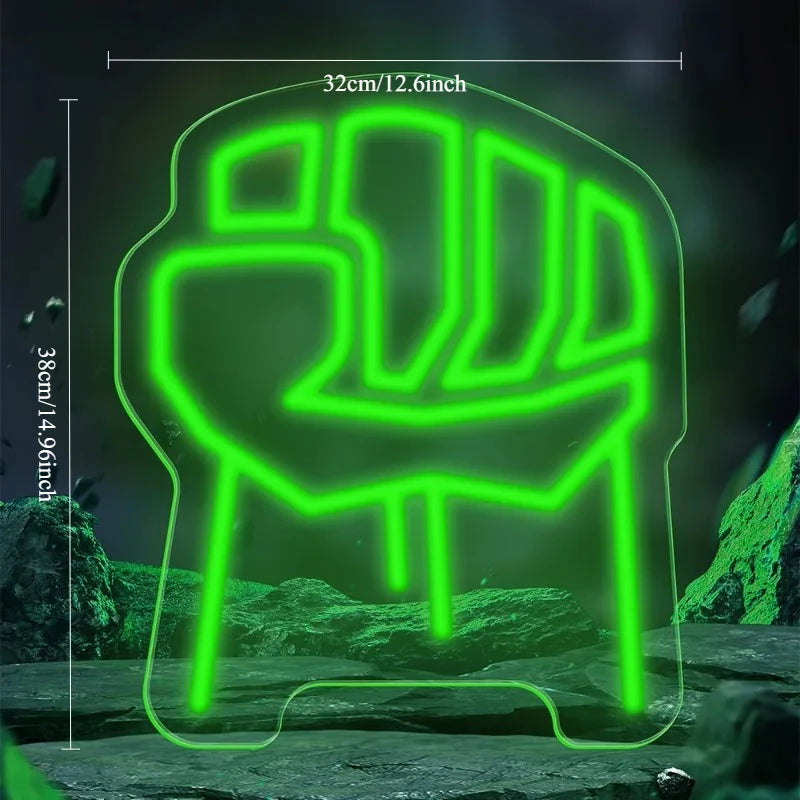 Néon LED Avengers - Logo A Rouge