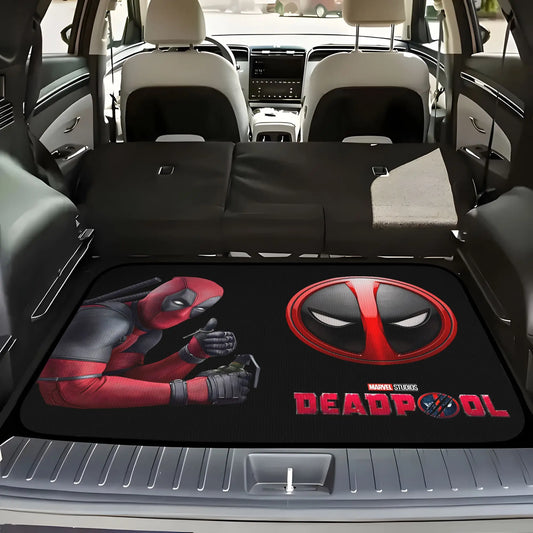 Alfombrilla Maletero Coche Deadpool - Sentado Pulgar Arriba Logo Marvel