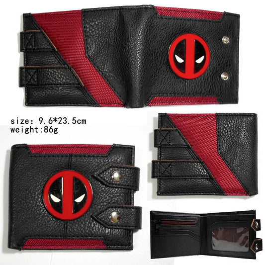 Porte-Monnaie Avengers Deadpool - Cuir Bi-Pli Noir