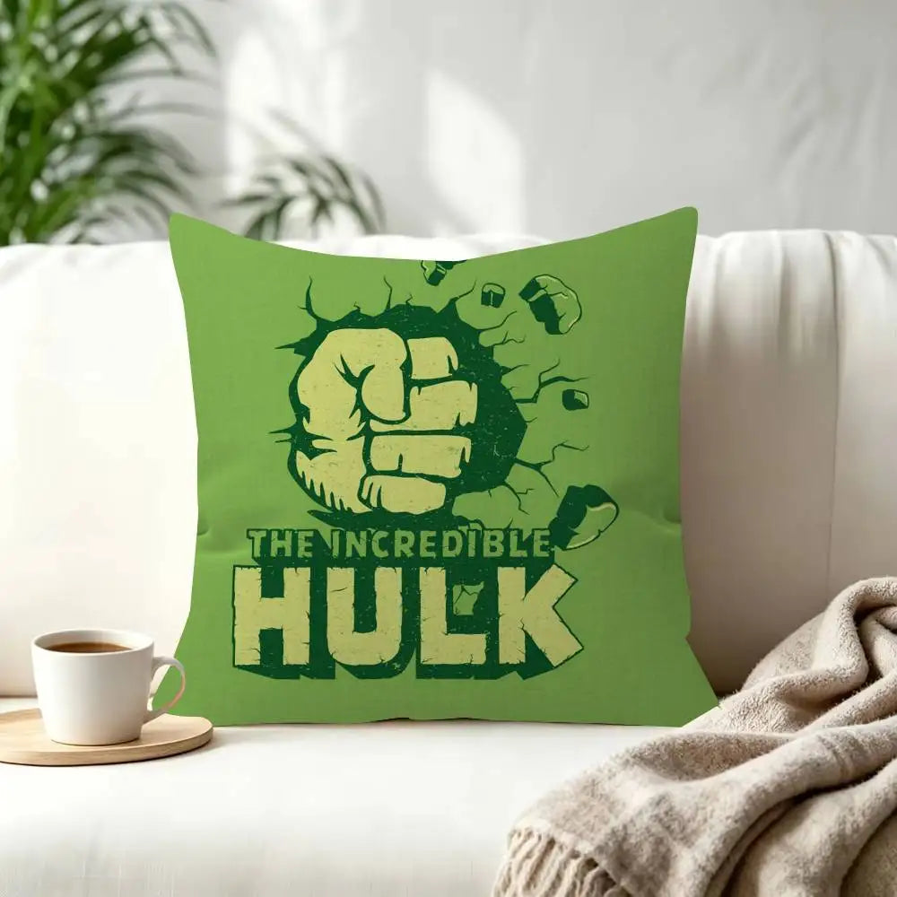 Housse de Coussin Hulk - Poing Crevant le Mur