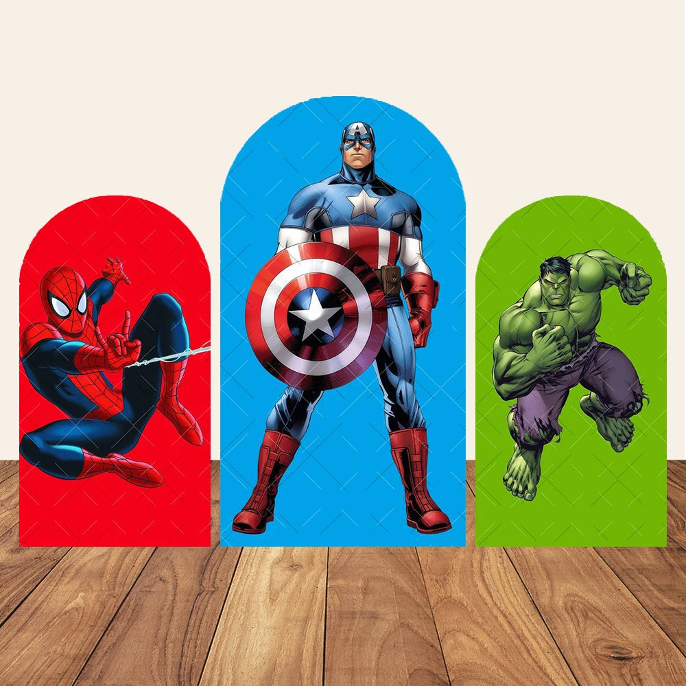 Fond de Fête Arche Avengers Hulk - Graffiti Urbain