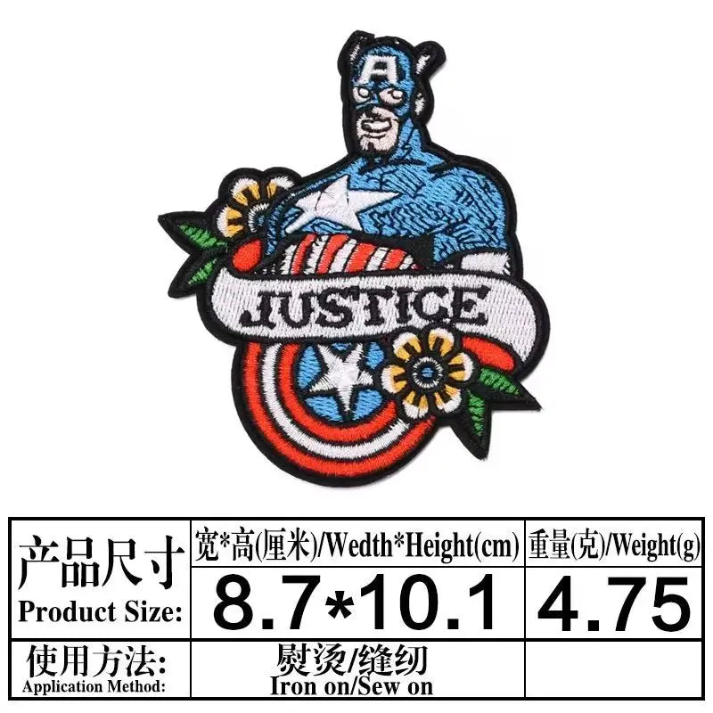 Patch Avengers Captain America - Bouclier Rond