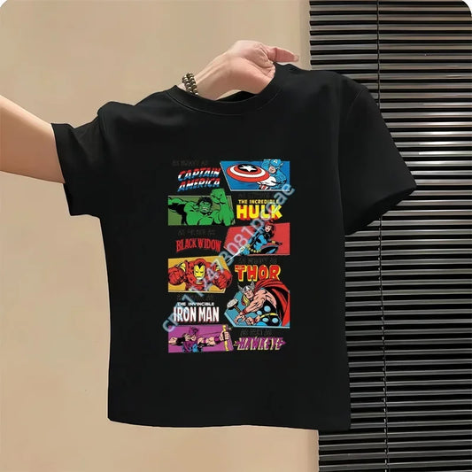T-Shirt Enfant Avengers As Brave As Captain America - Noir