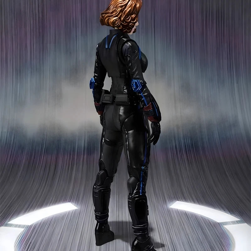 Figurine Marvel Legends Black Widow - Combinaison Lumineuse Réaliste