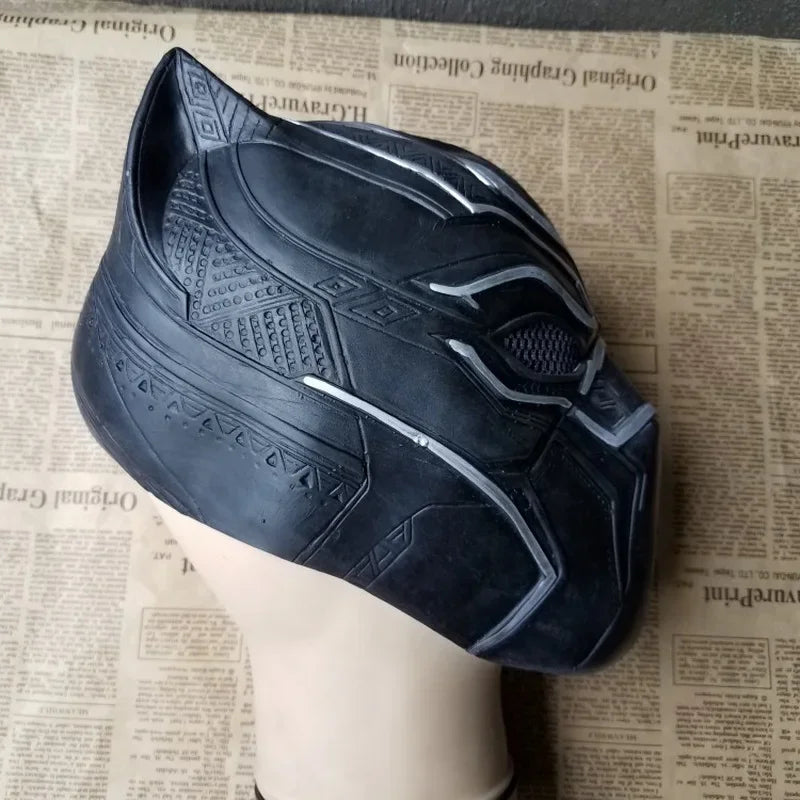 Masque Cosplay Black Panther - Casque Intégral Silicone Réaliste