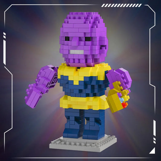 Bloques de Construcción Avengers Thanos Chibi - Guantelete Dorado
