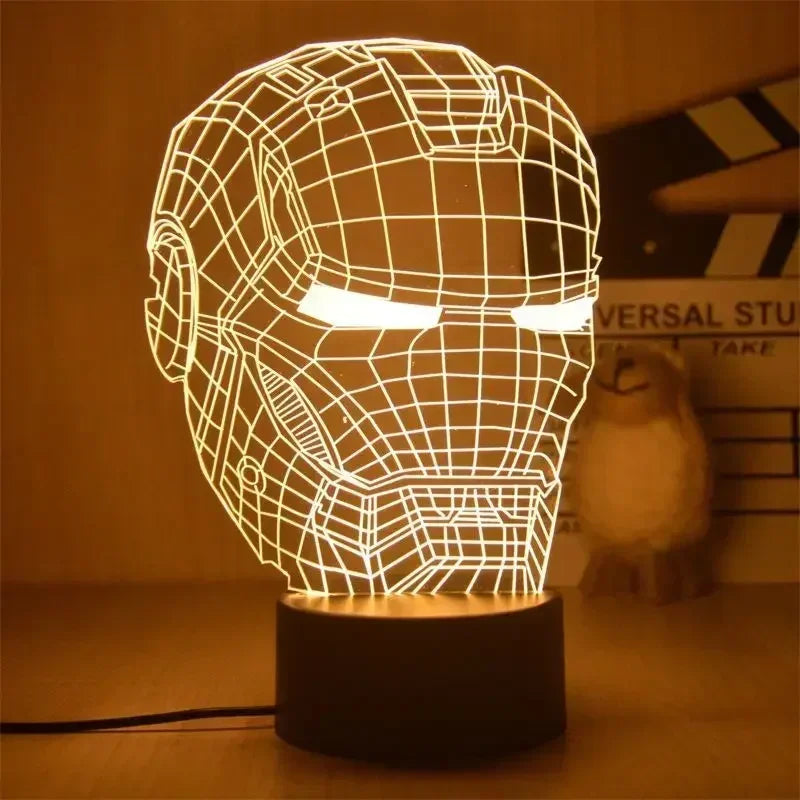 Lampe LED Avengers Héros Cape - 3D 18cm