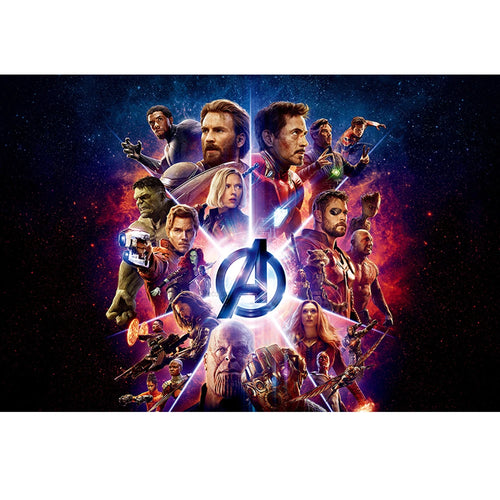 Poster Avengers Infinity War - Logo Rayons