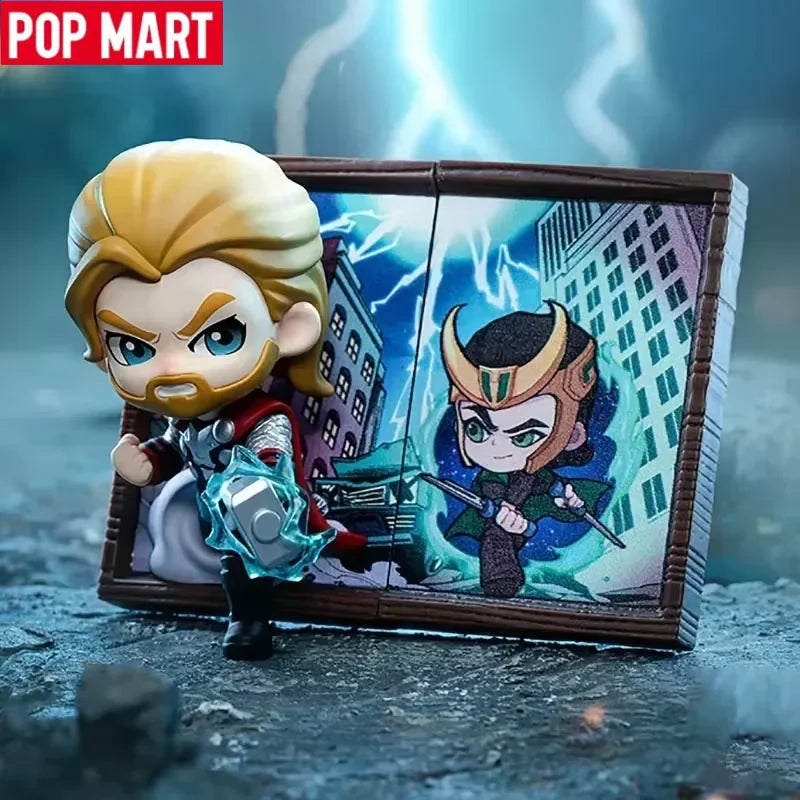Blind Box POP MART Marvel Cadre Photo - Série 10 Figurine Mystère