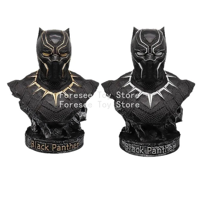 Buste Avengers Black Panther - Sculpture Résine Doré 35cm