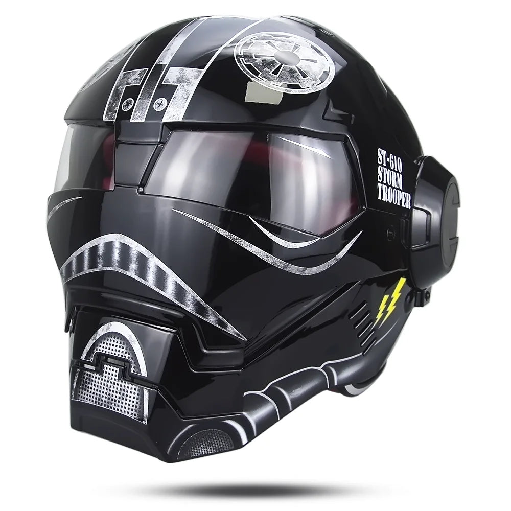 Casque Iron Man Avengers - Cosplay Noir Étoile
