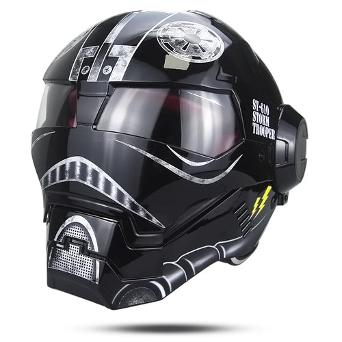 Casque Iron Man Avengers - Cosplay Noir Étoile