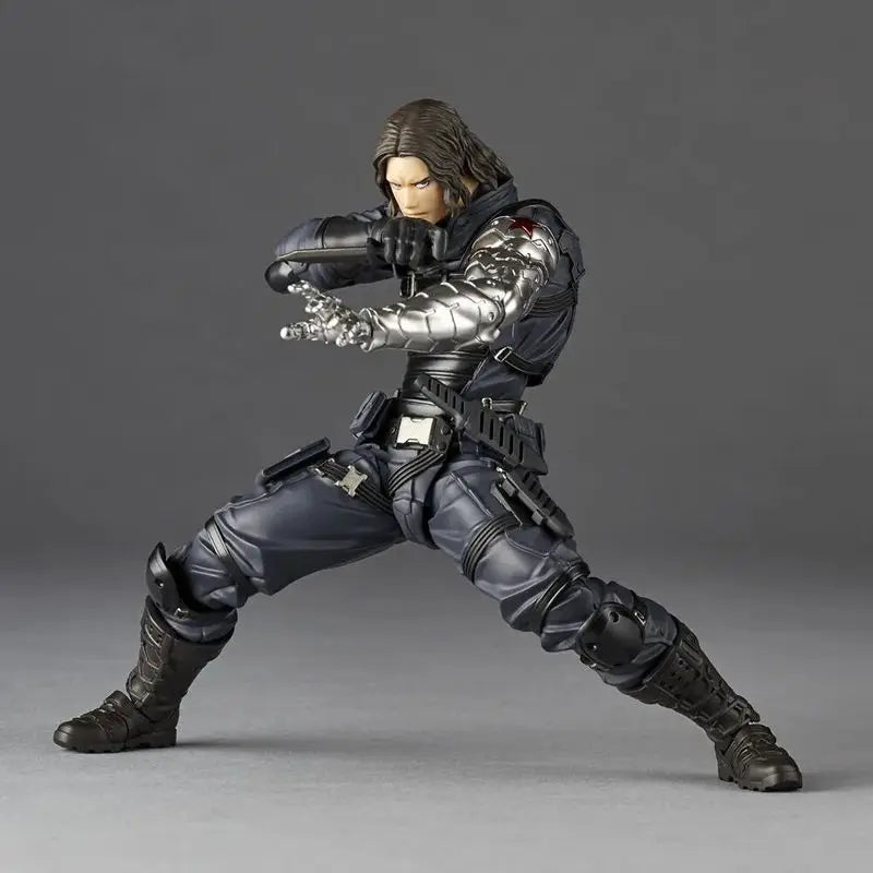 Figurine Winter Soldier - Bras Bionique Pose Combat Articulée