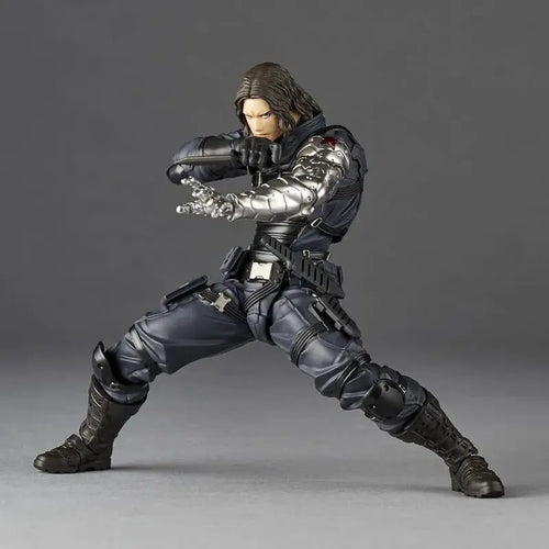 Figurine Winter Soldier - Bras Bionique Pose Combat Articulée