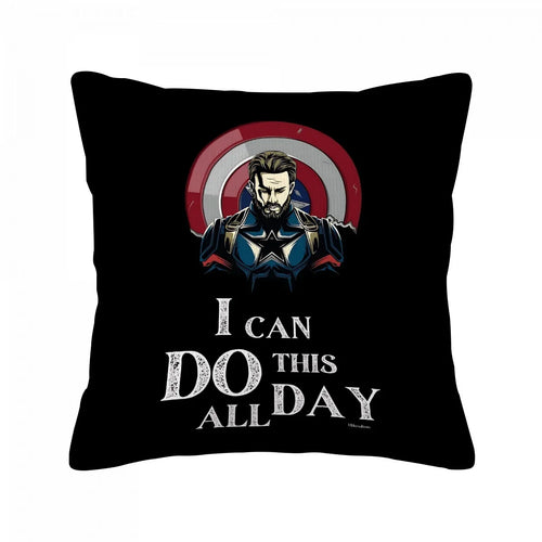Housse de Coussin Captain America - Citation I Can Do This All Day