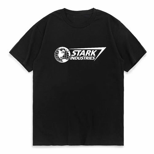 T-Shirt Stark Industries - Logo Noir Oversize