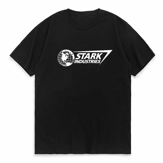 T-Shirt Stark Industries - Logo Noir Oversize