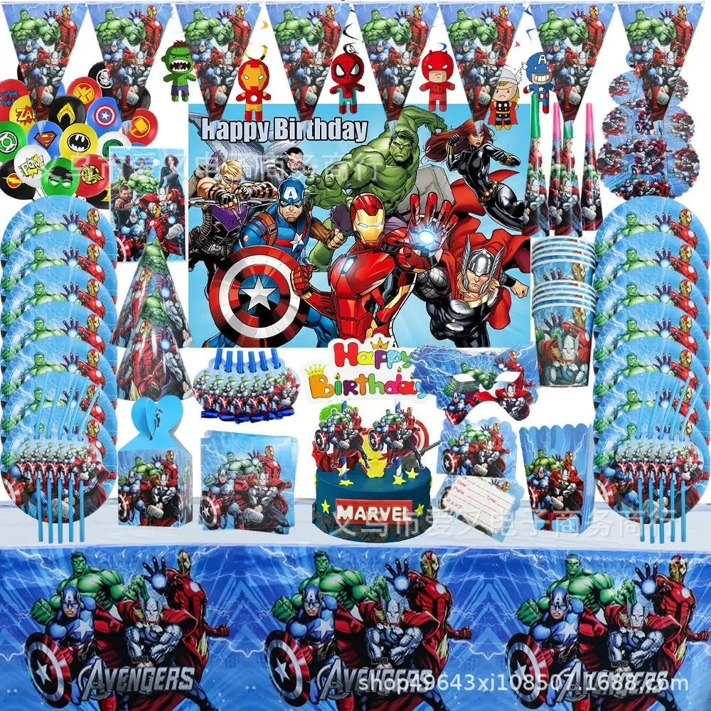 Décoration Anniversaire Avengers - Gobelets x10