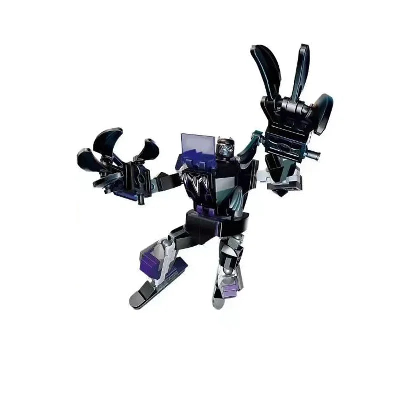 Set Building Blocks Mecha Avengers - Captain America Hulk Wolverine Thanos