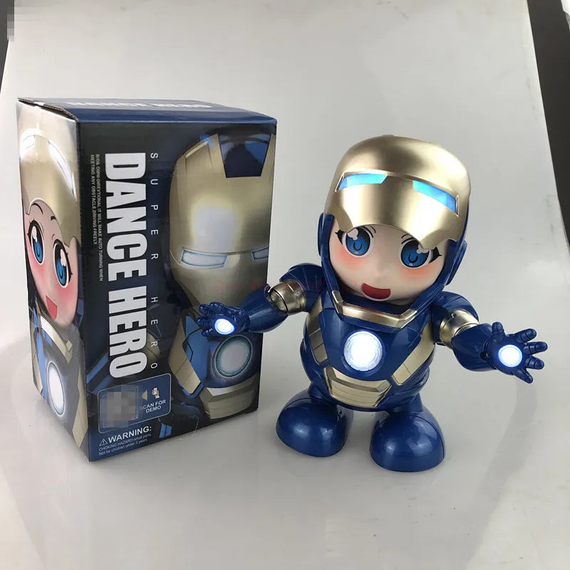 Robot Dansant LED Avengers Thanos - Gantelet Doré Épée