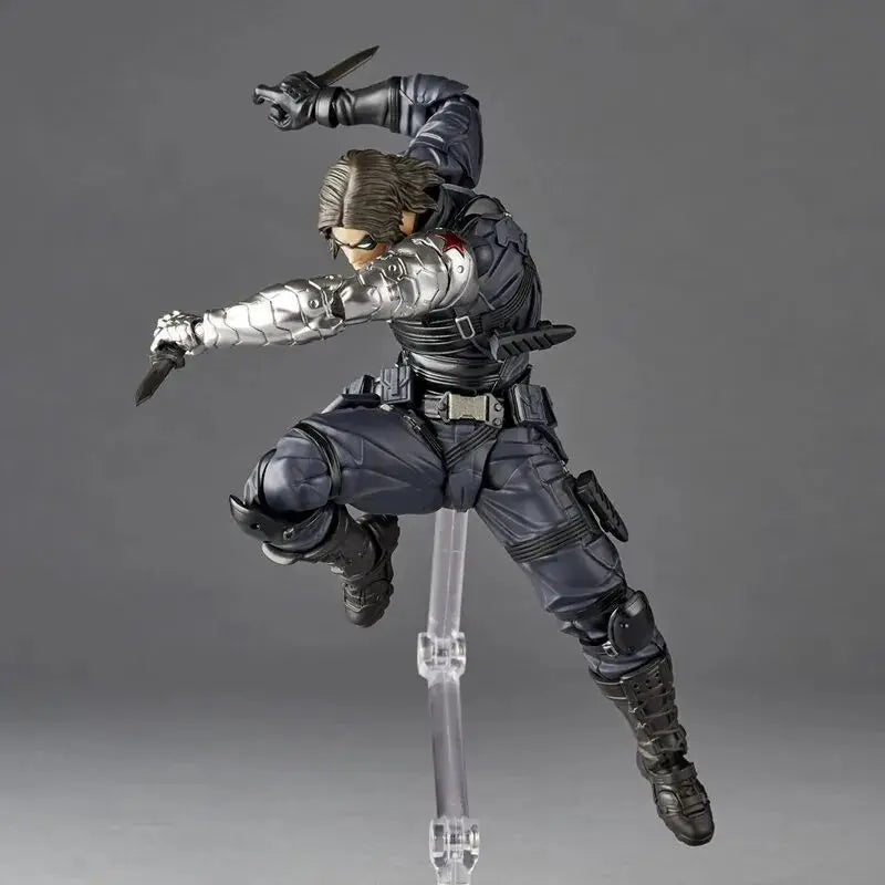 Figurine Winter Soldier - Bras Bionique Pose Combat Articulée