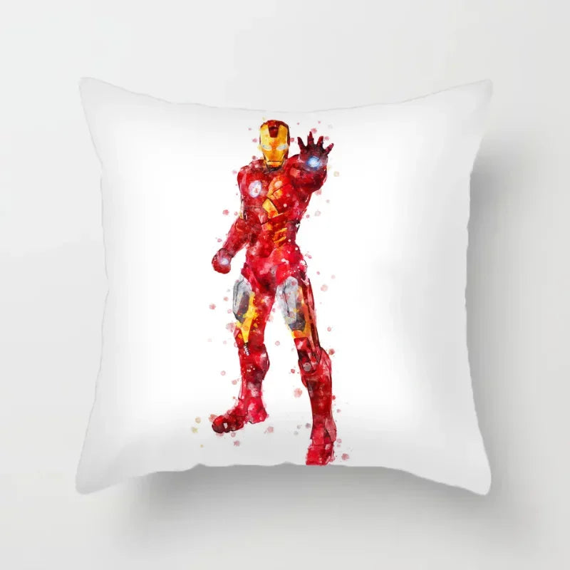Housse de Coussin Iron Man - Aquarelle Répulseur