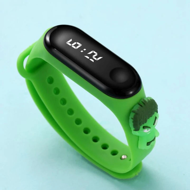 Montre Avengers LED - Enfant Étanche Super-héros