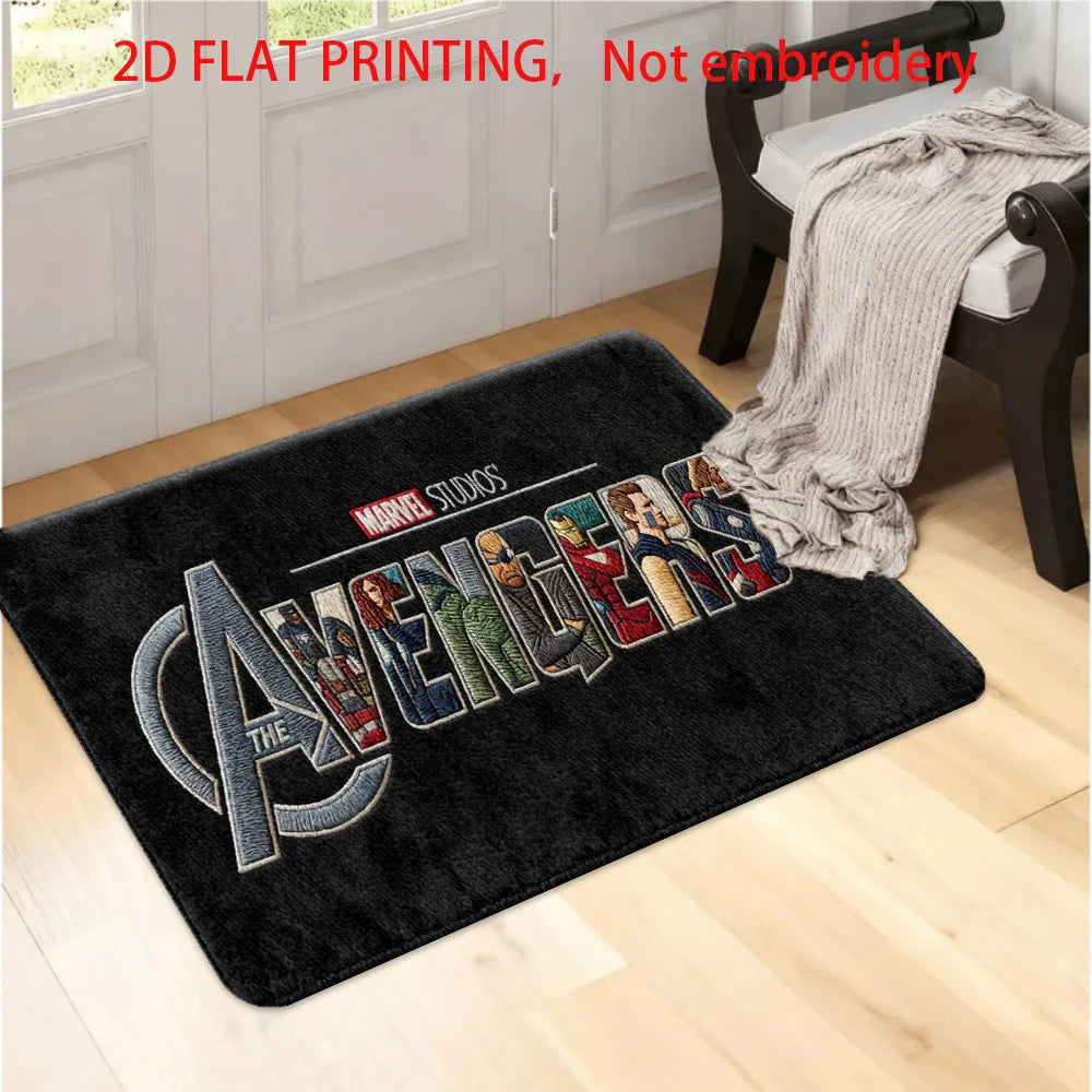 Tapis Marvel Avengers - Design Silhouette Verte Mystique