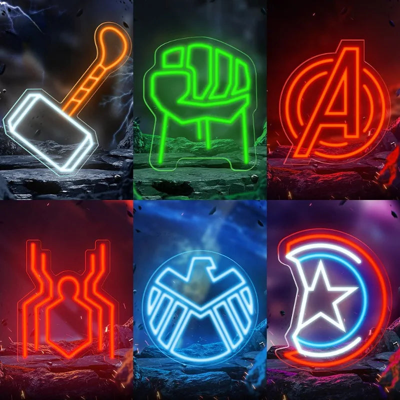 Néon LED Avengers Hulk - Poing Fermé