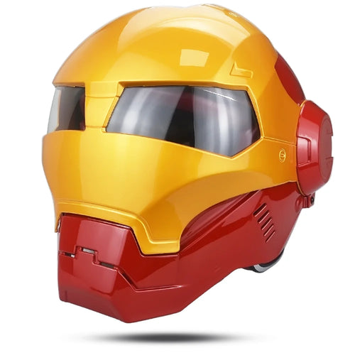 Casque Iron Man Avengers - Cosplay Rouge Or