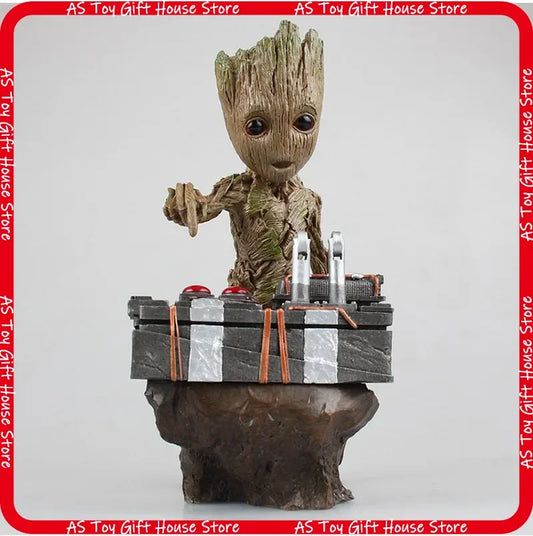 Statue Hot Toys Baby Groot - Bouton Detonateur PVC