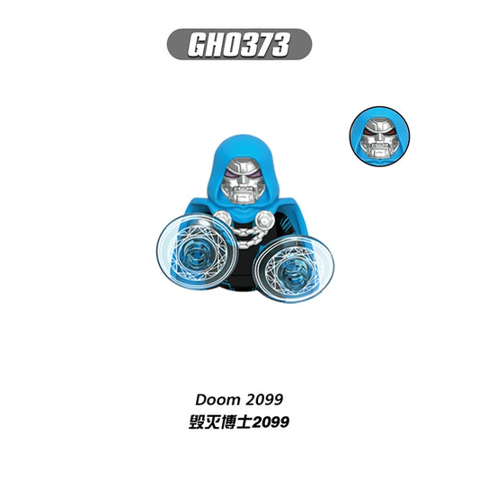 Figura de bloques de construcción Doom 2099 - Capucha azul Escudo de energía