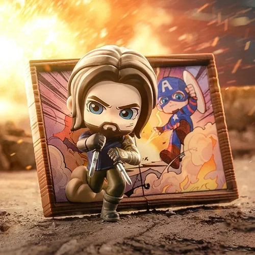 Blind Box POP MART Marvel Cadre Photo - Série 2 Figurine Mystère