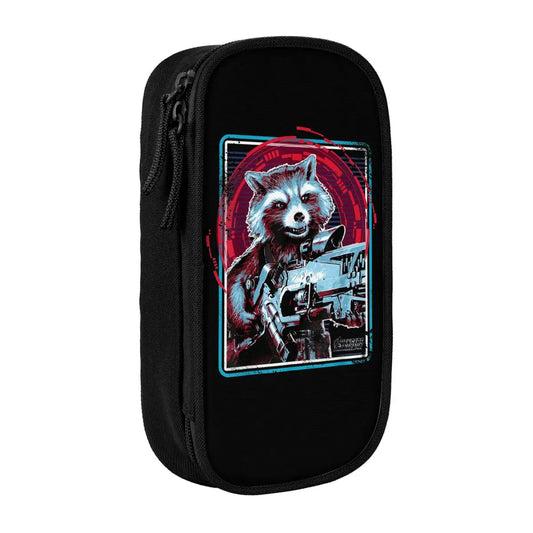 Trousse Avengers Rocket Raccoon - Style Néon Rétro Fusil