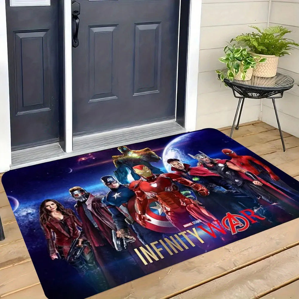 Tapis Marvel Avengers Infinity War - Design Équipe Colorée