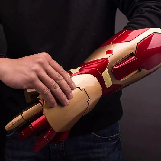 Brazo Mecánico Iron Man - Antebrazo MK42 Rojo y Oro