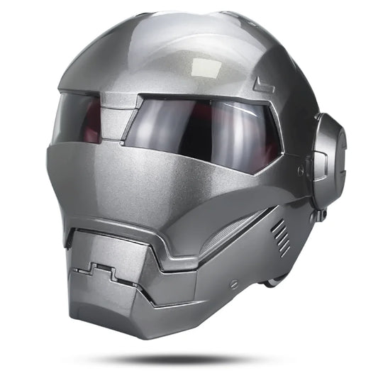 Casco Iron Man Avengers - Cosplay Gris