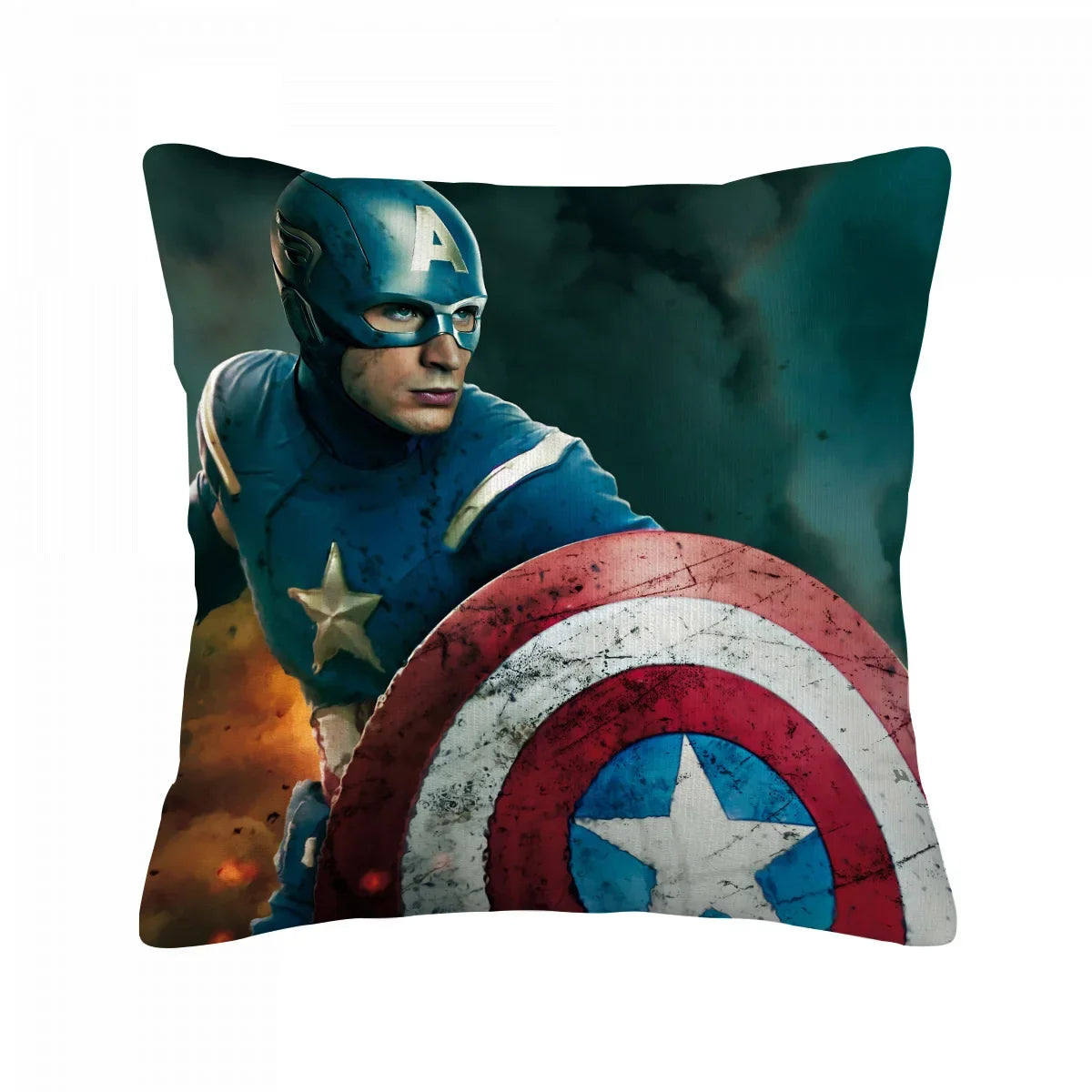 Housse de Coussin Captain America - Bouclier Explosion